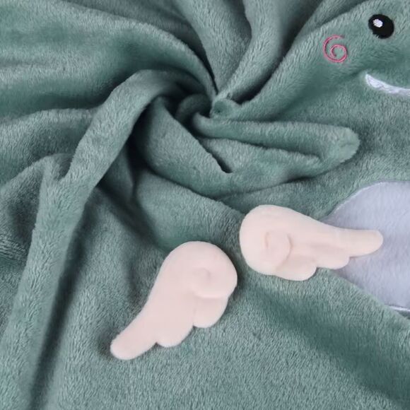 Pink Angel Wing Cosplay Hair Clips – Soft Plush Kawaii Barrettes - Picture 4 of 5